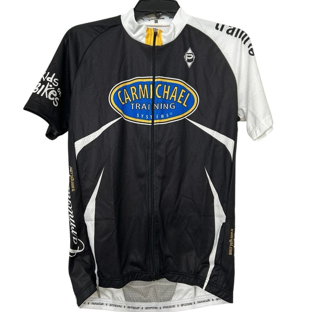 NWT Carmichael Training Systems Cycling Jersey Panache Large Eat Sleep Ride